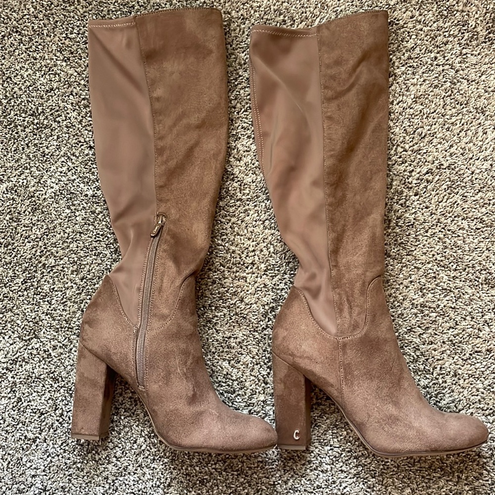 Sam Edelman Circus Suede-like stretch boots